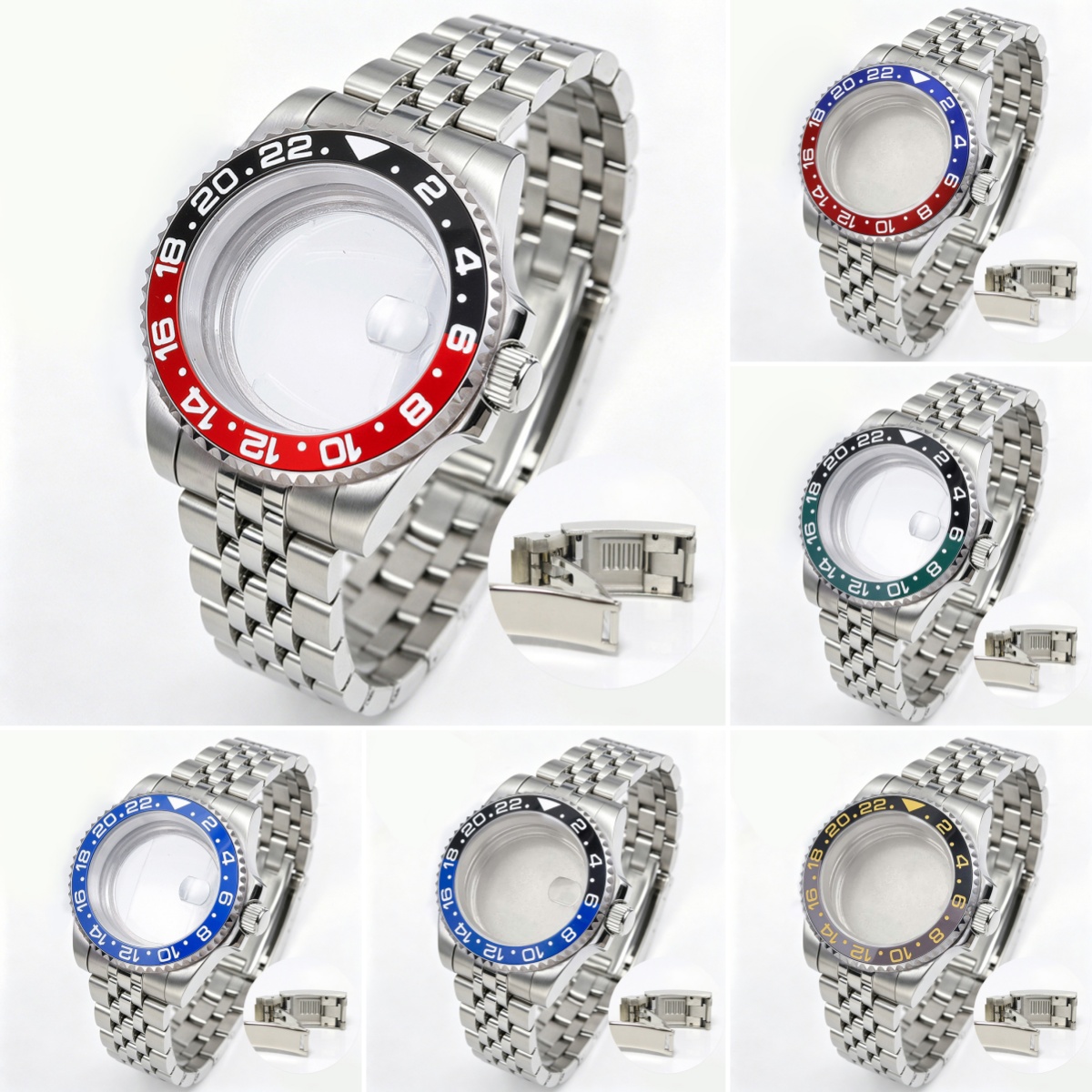 Exhibition Caseback - 200M 다이빙 케이스 40mm NH35 NH36