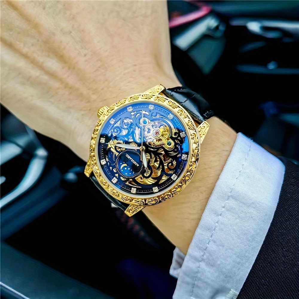 Luxury Watch Engraving - 고급스럽고 스타일리시하며 인기 있는 남성용 기계식