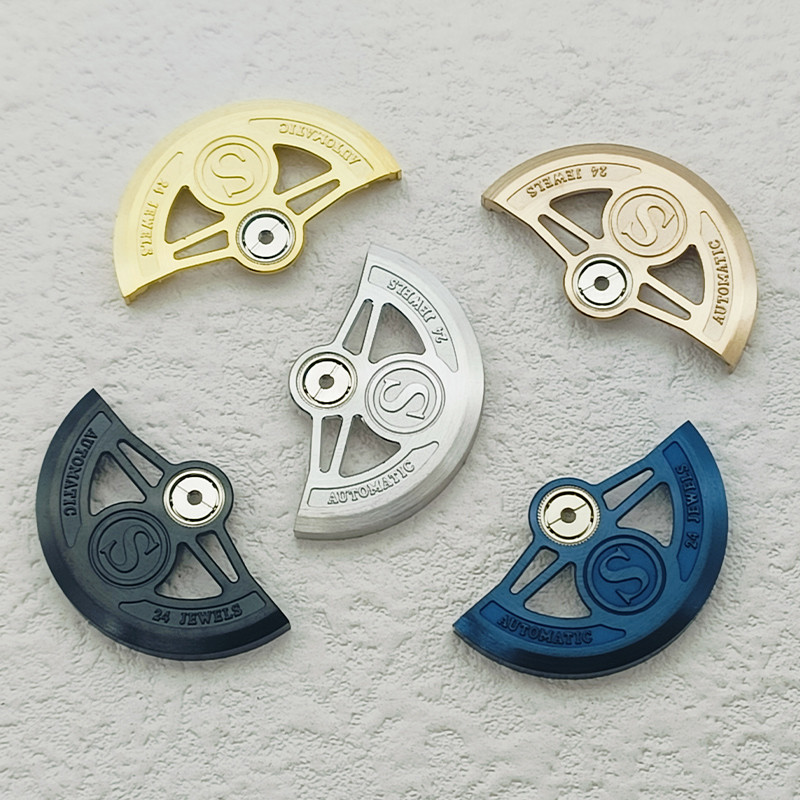 Exhibition Caseback - NH35 NH38 진동 자동 해머 로터