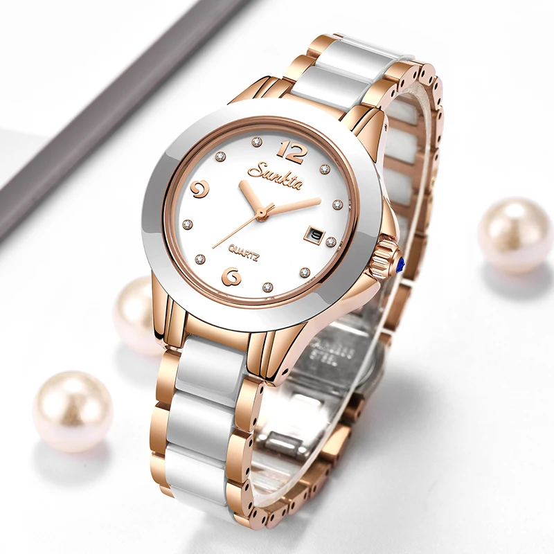 Luxury Watch Lady - Sunkta 패션 캐주얼 쿼츠 여성 시계