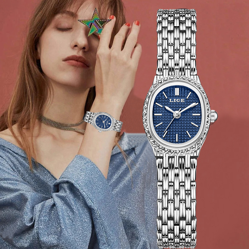 Luxury Watch Lady - LIGE 패션 럭셔리 쿼츠 여성 시계