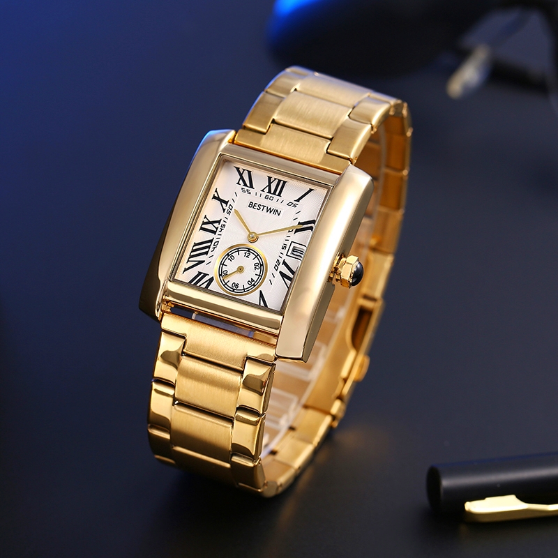 Dress Watch Ultra Thin - 럭셔리 남성용 시계 남성용 골드 화이트