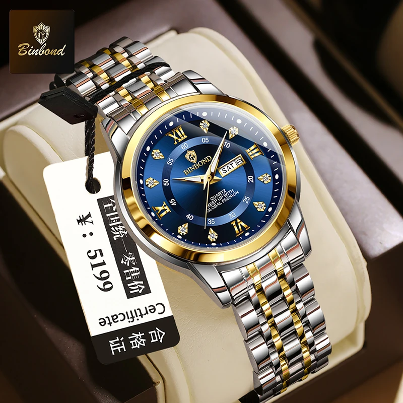 Luxury Watch Top 10 - BINBOND B7169 최고급 브랜드 럭셔리 패션