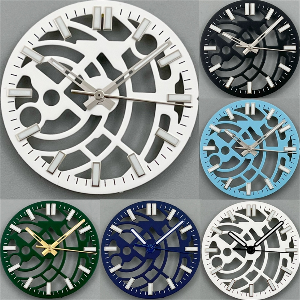 Exhibition Caseback - NH70 NH72 29mm 블랙 화이트 그린