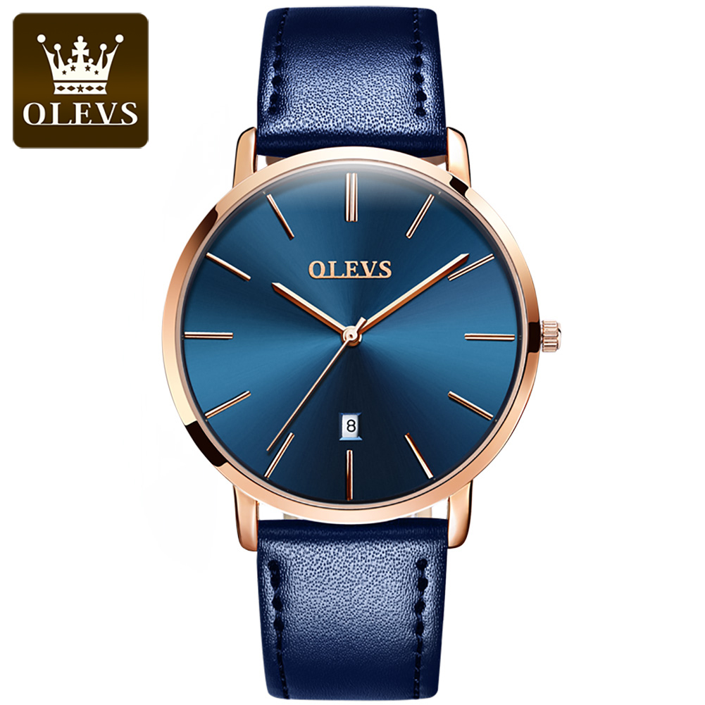 Dress Watch Ultra Thin - 남성용 오리지널 OLEVS 쿼츠 시계 방수