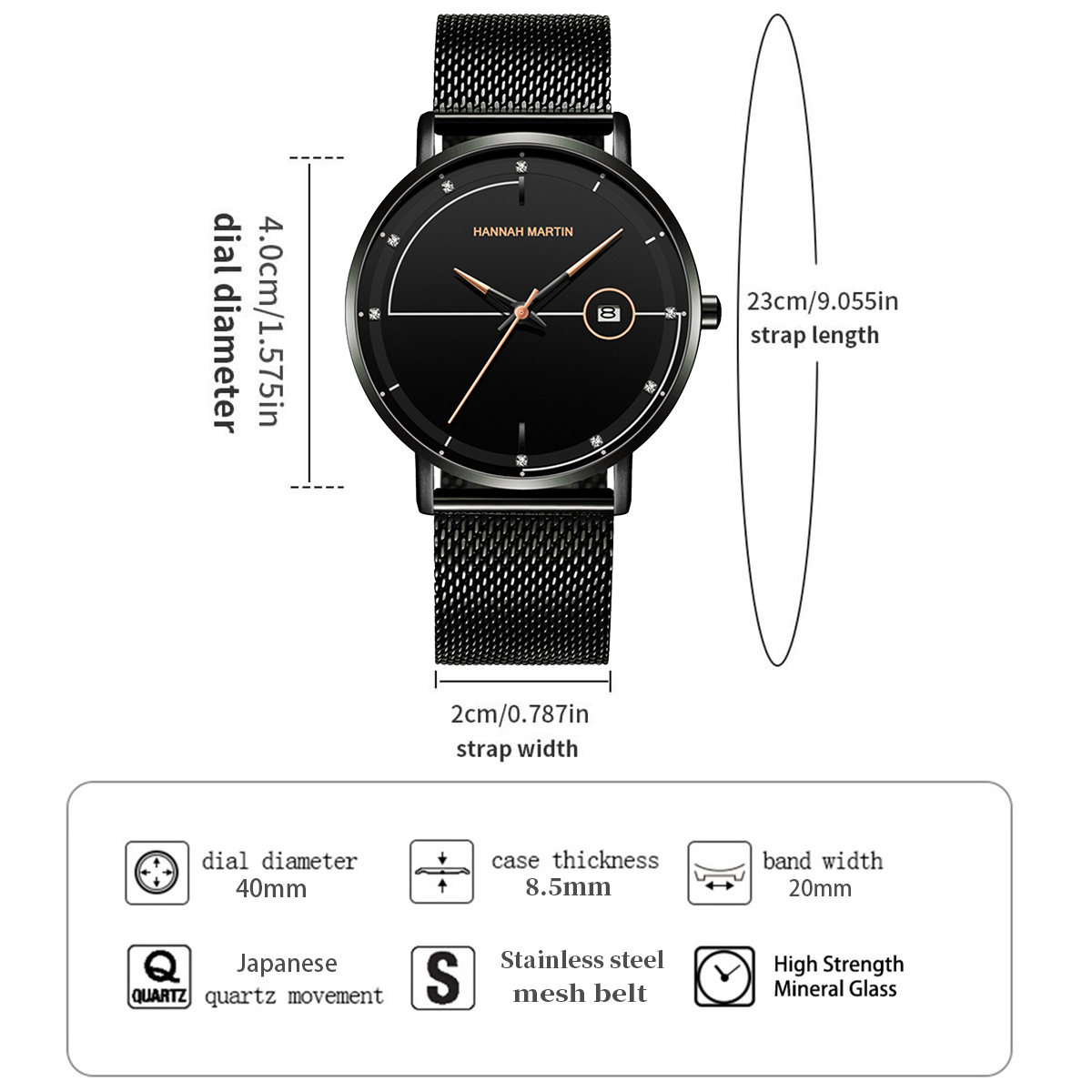 일본 운동과 최고 남자 쿼츠 시계 간단한 블루 블랙 스 - Dress Watch Ultra Thin 리뷰 및 가격