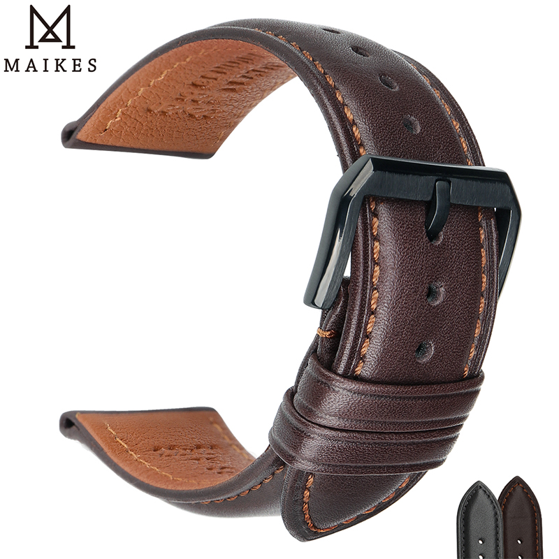 MAIKES 럭셔리 정품 가죽 시계 밴드, 부드러운 소 - Luxury Watch Longines 리뷰 및 가격