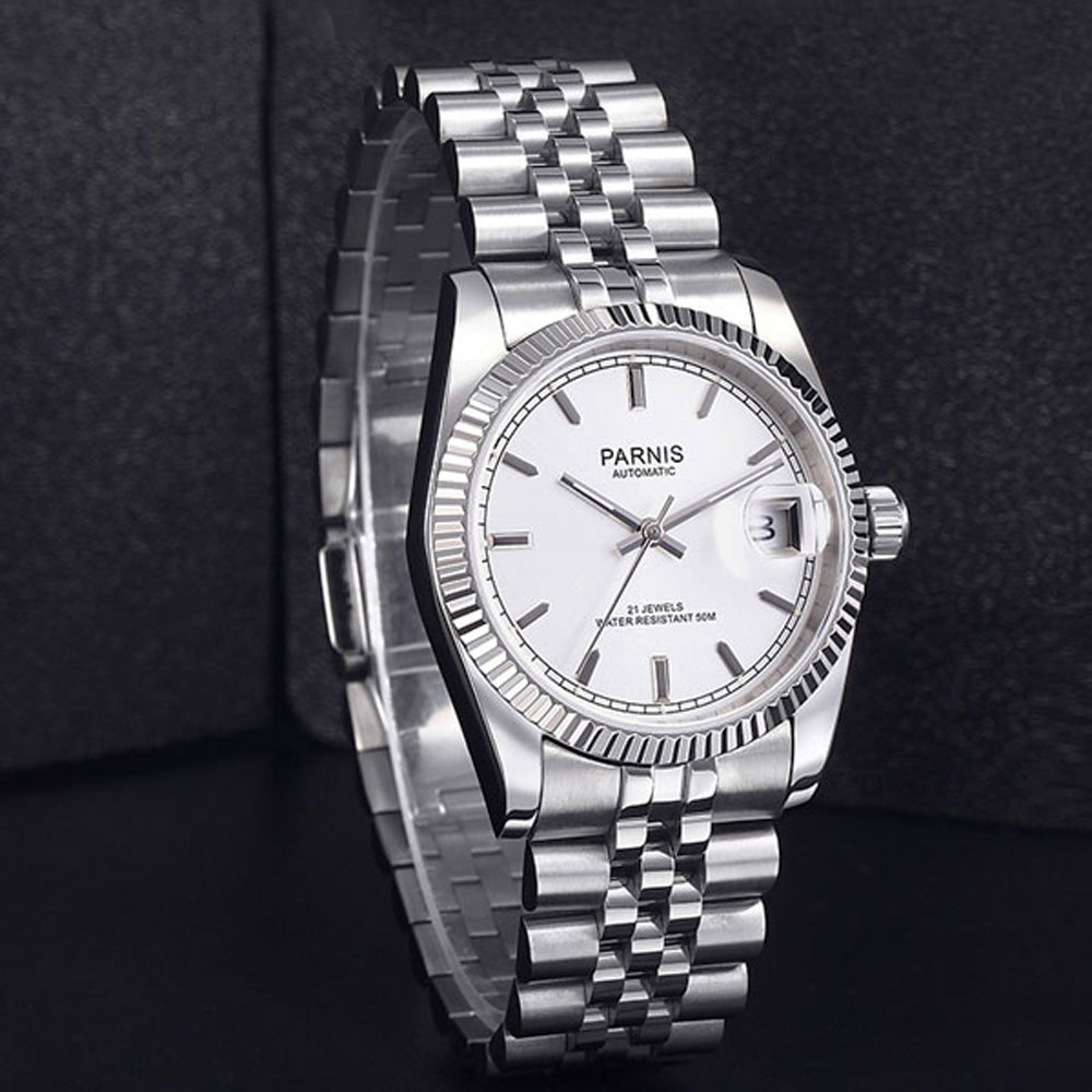 파르니스 36mm 남성용 오토매틱 시계 미요타 8215 - Luxury Watch All Black 리뷰 및 가격