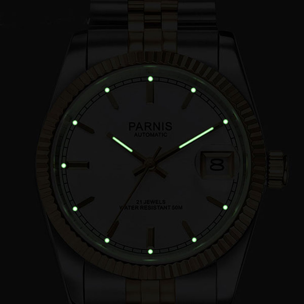 파르니스 36mm 남성용 오토매틱 시계 미요타 8215 - Luxury Watch All Black 리뷰 및 가격