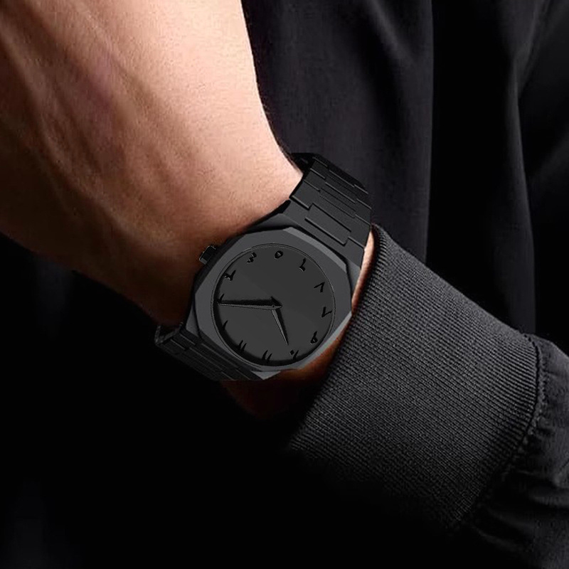 2026 남성용 고급 쿼츠 손목시계 하이엔드 심플 스타 - Luxury Watch All Black 리뷰 및 가격