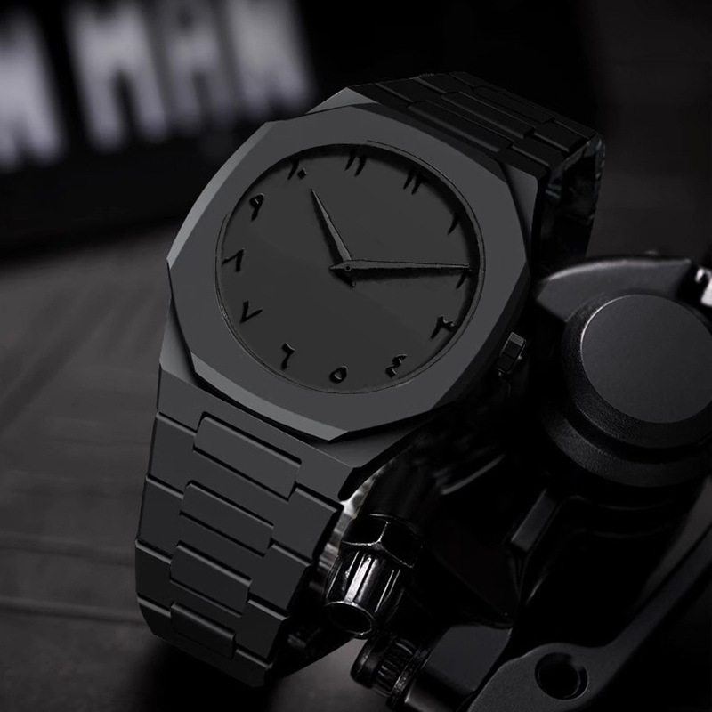 2026 남성용 고급 쿼츠 손목시계 하이엔드 심플 스타 - Luxury Watch All Black 리뷰 및 가격