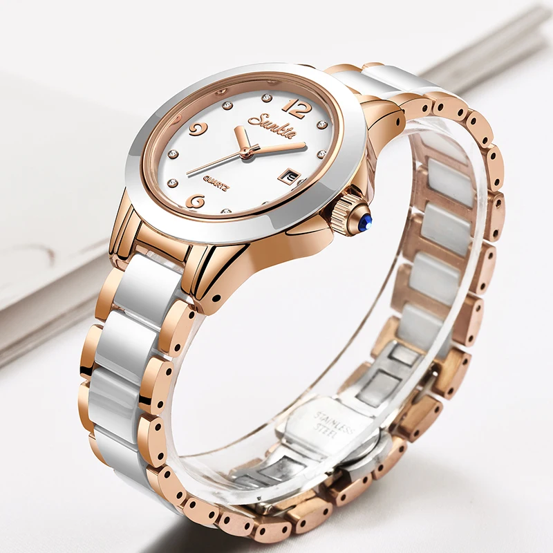 Sunkta 패션 캐주얼 쿼츠 여성 시계 우아한 럭셔리 - Luxury Watch Lady 리뷰 및 가격