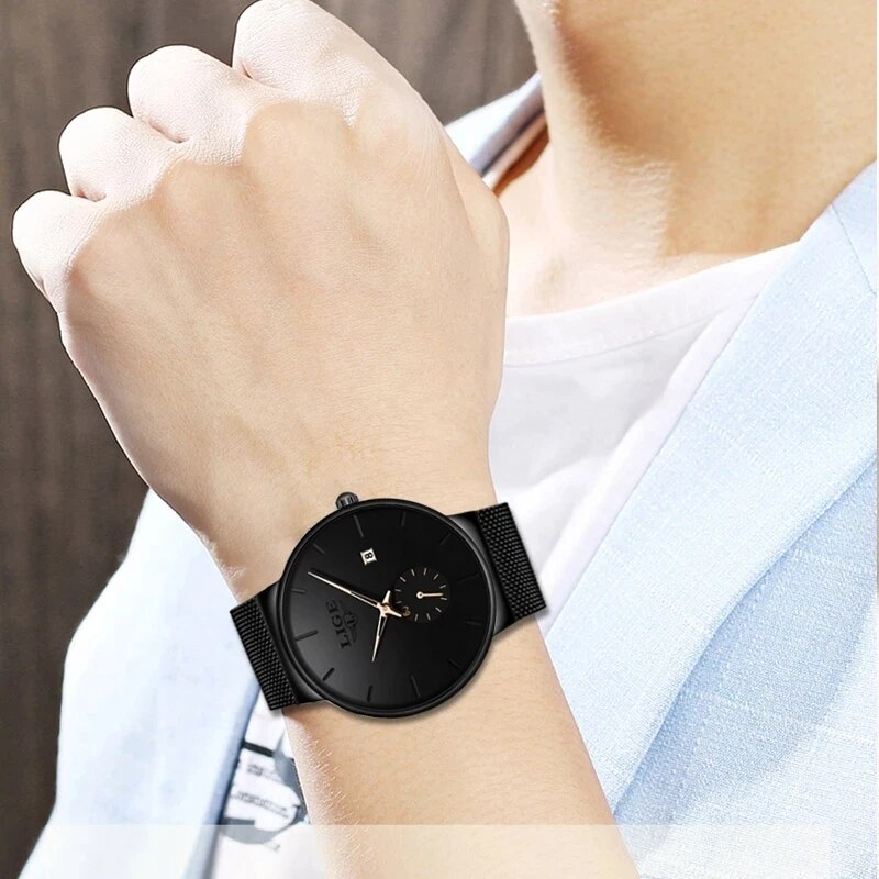 LIGE 패션 남성 시계, 탑 브랜드 럭셔리 쿼츠 시계 - Luxury Watch Top 10 리뷰 및 가격