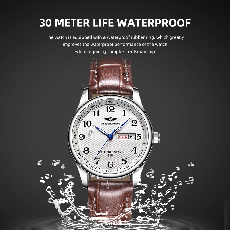 WLISTH 남성용 비즈니스 시계 레트로 캘린더 남성용 - Luxury Watch Longines 리뷰 및 가격