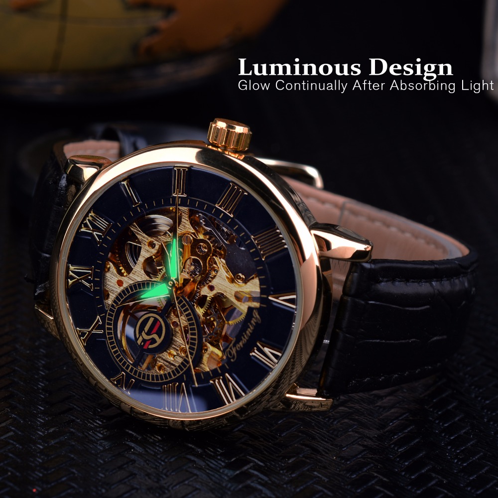 Forsining 남성용 3D 로고 디자인 할로우 각인 - Luxury Watch Engraving 리뷰 및 가격