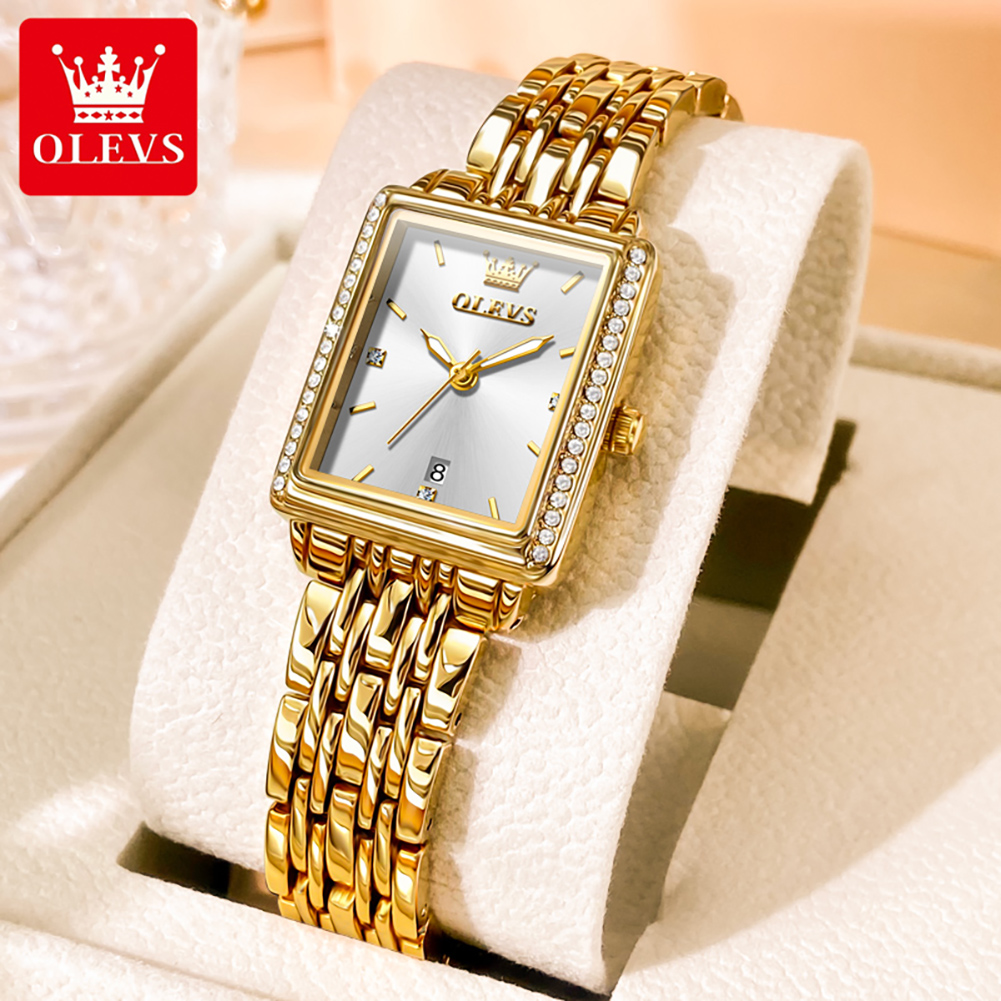 OLEVS 9995 여성용 날짜 표시 시계, 고급 방수 - Luxury Watch Lady 리뷰 및 가격