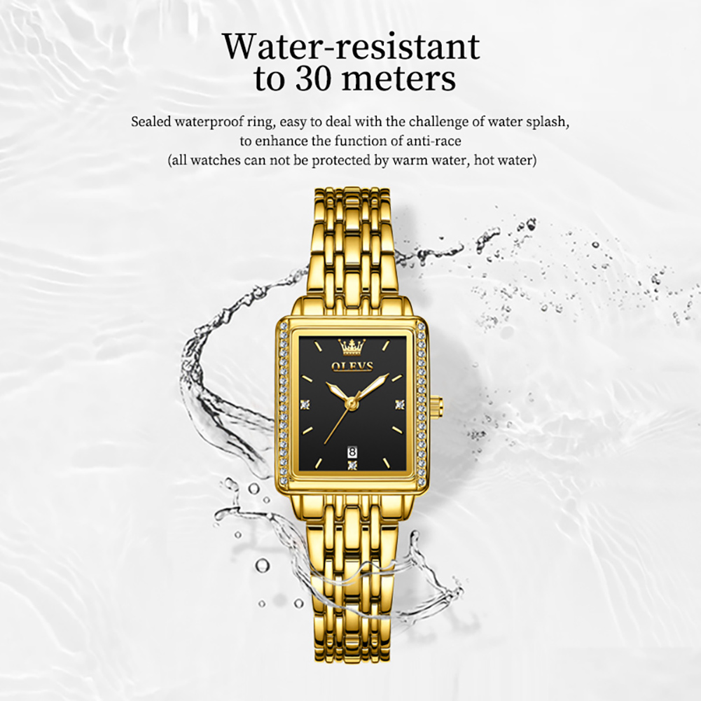 OLEVS 9995 여성용 날짜 표시 시계, 고급 방수 - Luxury Watch Lady 리뷰 및 가격