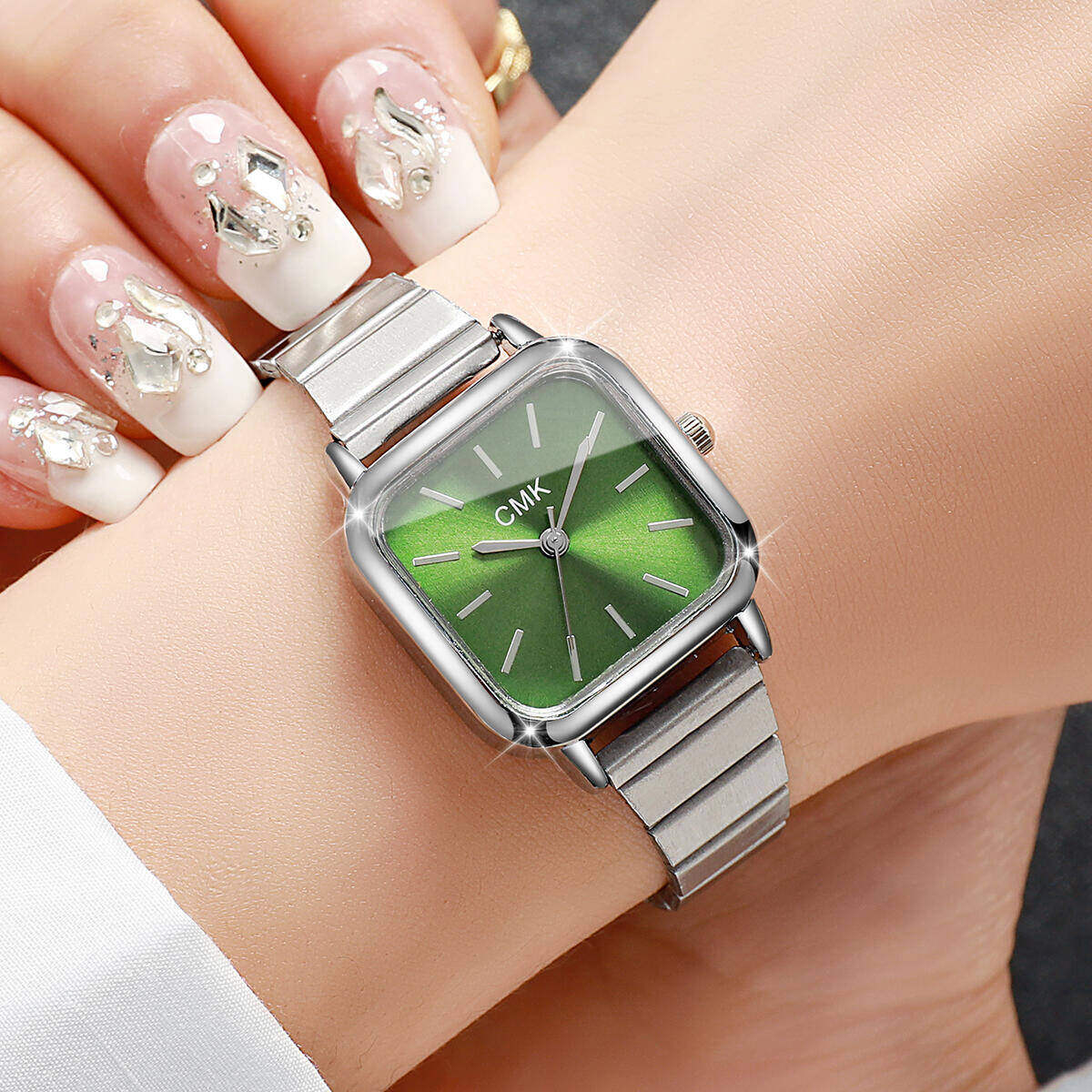2/3/4/5/6PCS 패션 스퀘어 여성용 시계 세트  - Dress Watch Ultra Thin 리뷰 및 가격