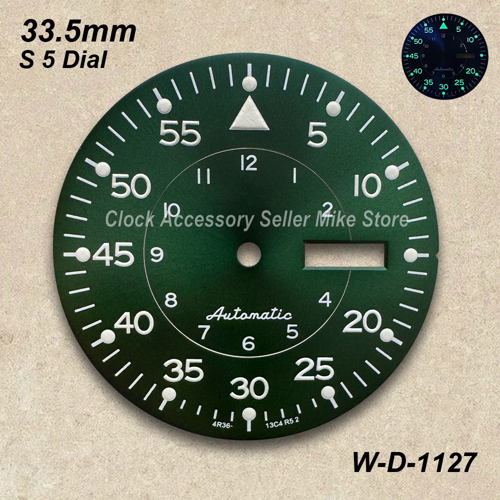 33.5mm 선레이 S 5 다이얼 NH36/4R36 무 - Exhibition Caseback 리뷰 및 가격
