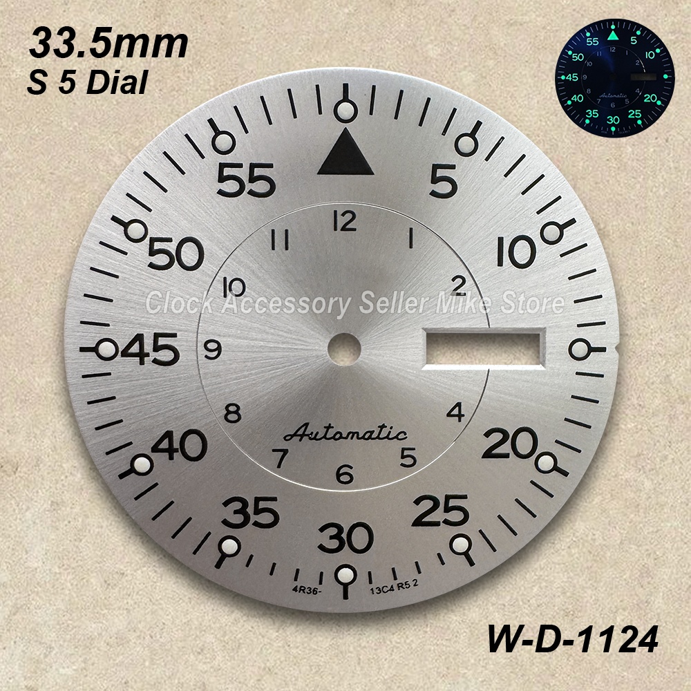 33.5mm 선레이 S 5 다이얼 NH36/4R36 무 - Exhibition Caseback 리뷰 및 가격