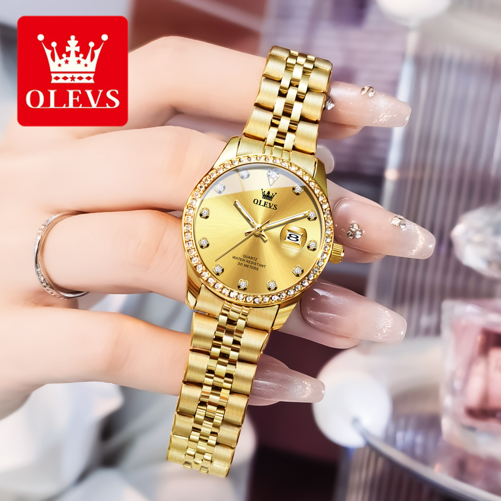 OLEVS 최고급 우아한 여성용 시계 방수 발광 날짜  - Luxury Watch Top 10 리뷰 및 가격